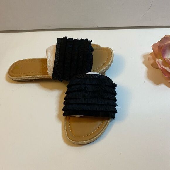 BC Footwear Big Ferris wheel fabric open toe 91/2 - Picture 9 of 10